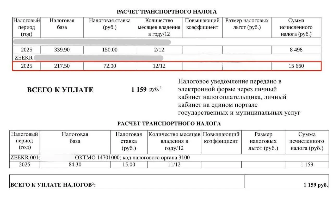 Во многих регионах до конца 2027 года ставка транспортного налога для электромобилей составляет 0%, однако владельцы продолжают получать уведомления. ФНС не отвечает на обращения.