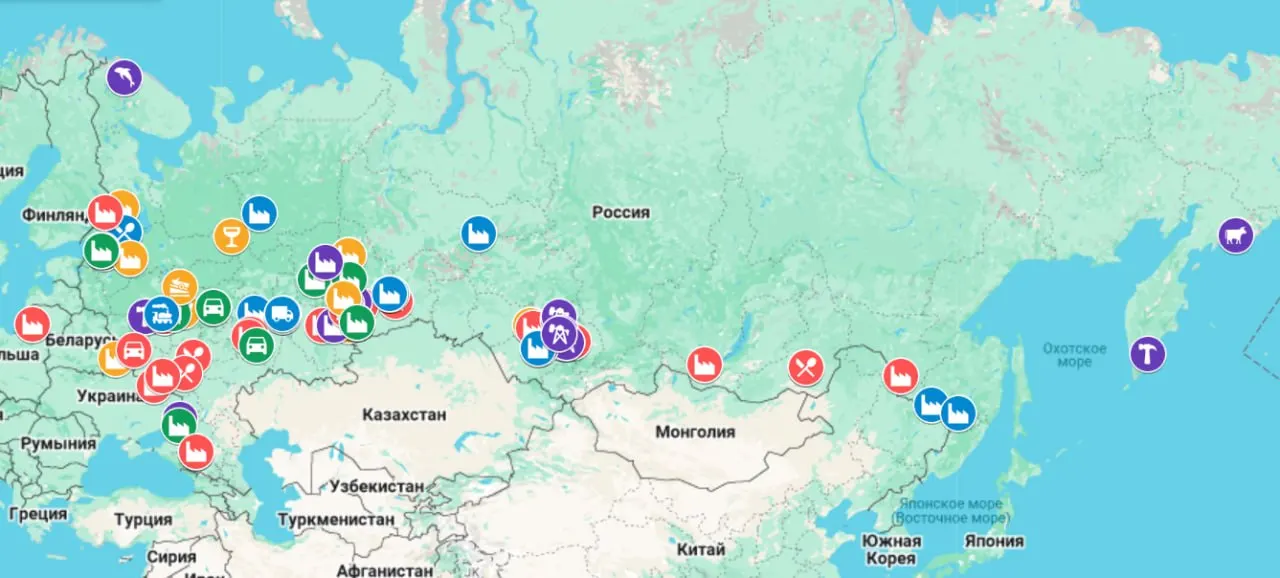Карта, составленная проектом «Антиджоб», показывает случаи остановок производств, массовых увольнений и задержек зарплат — с начала 2026 года отмечено больше проблем, чем за весь 2025 год.