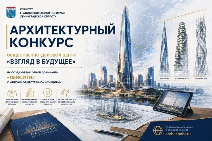 Комитет по градостроительной политике Ленобласти объявил конкурс на создание проекта высотной доминанты.