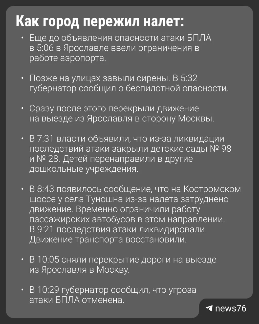67 беспилотников (БПЛА) атаковали регион: погиб один человек, 27 пострадали. Подробности — позже.