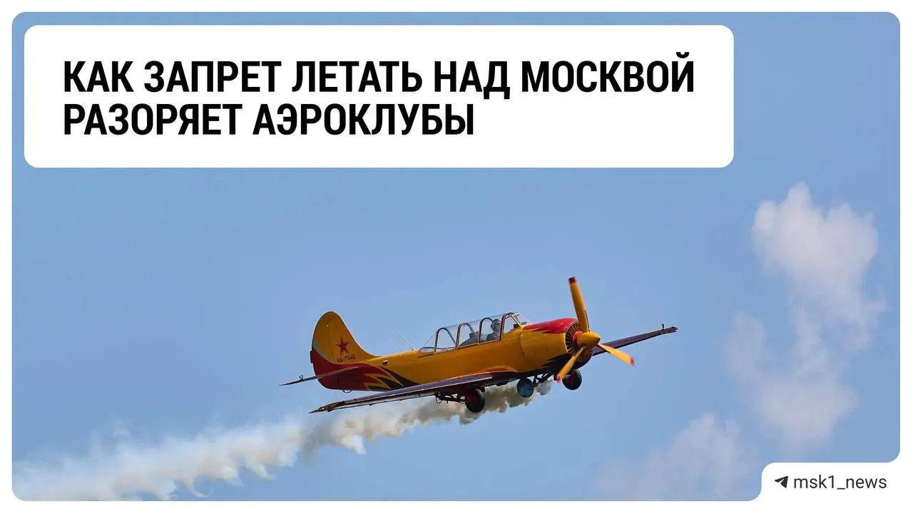 Из-за ограничений полётов аэроклубы Подмосковья оказываются под давлением: доходы падают и отрасль ждёт решений.