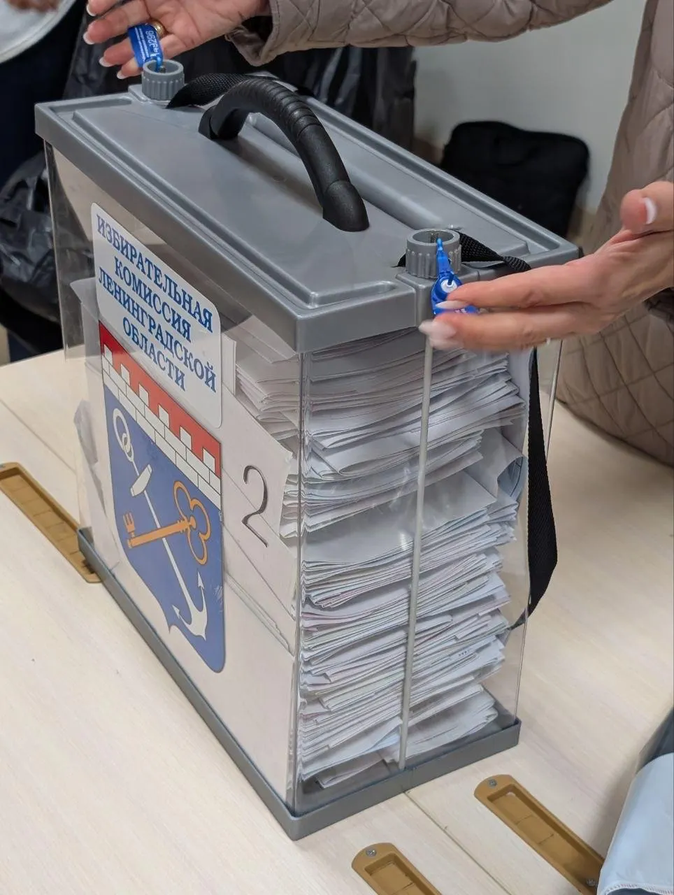 Наблюдатель зафиксировал 460 заявлений на голосование вне помещения и необычное расположение бюллетеней в переносной урне, что вызывает вопросы к организации выборов.