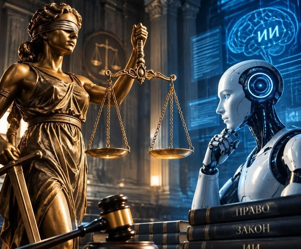 Через год в судах начнут применяться технологии искусственного интеллекта.